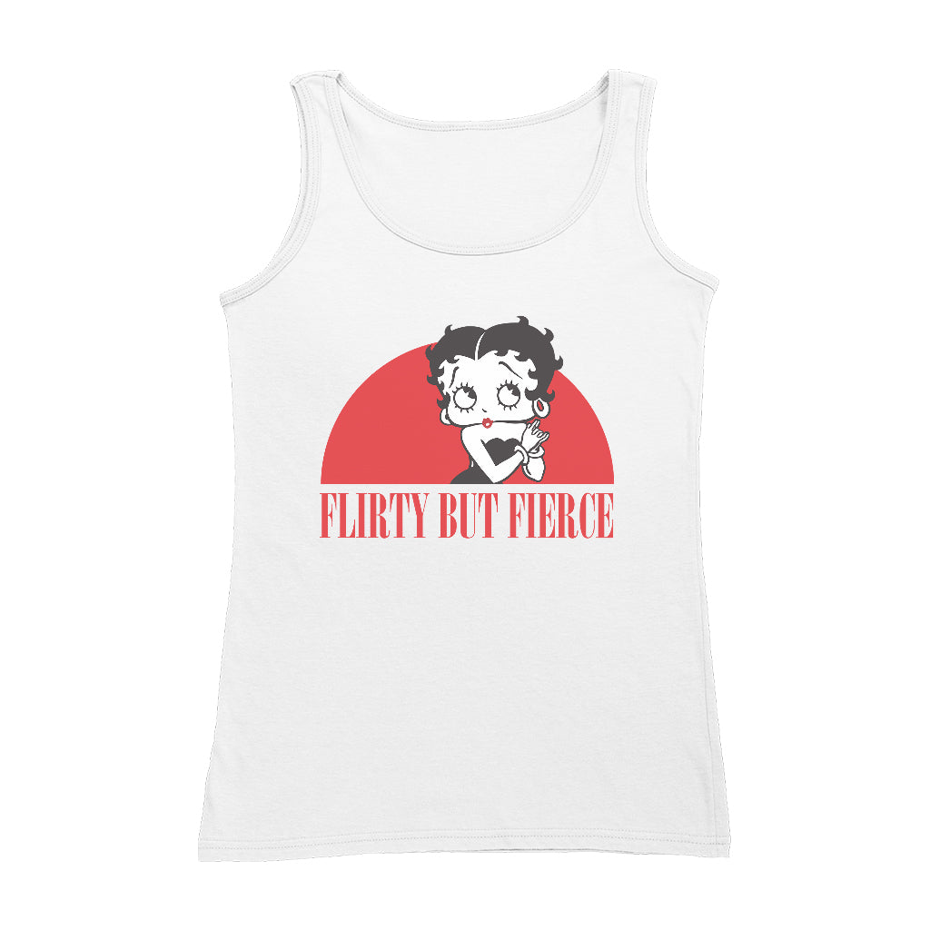 Betty Boop Confident Flirty But Fierce Women's Vest-Betty Boop Shop