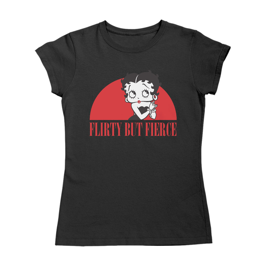 Flirty but Fierce Betty Boop Women's T-Shirt-Betty Boop Shop