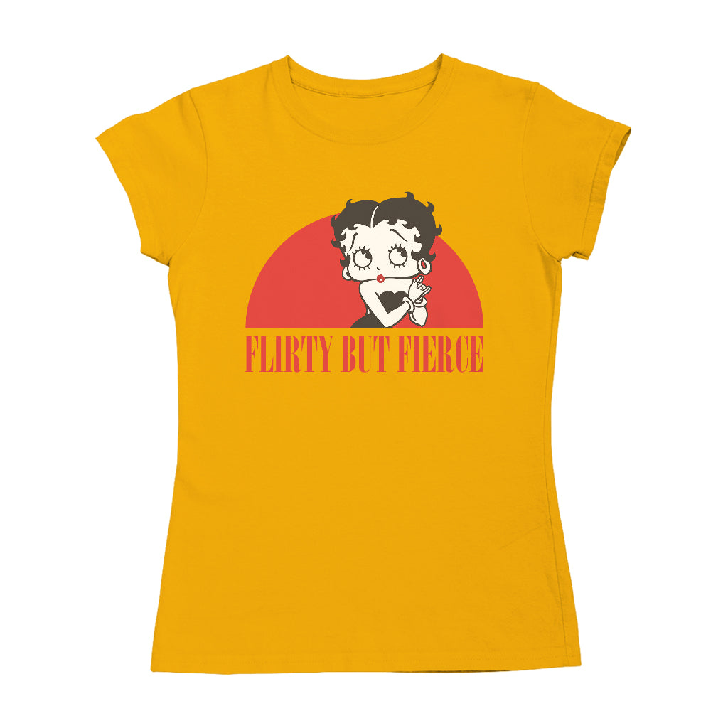 Flirty but Fierce Betty Boop Women's T-Shirt-Betty Boop Shop