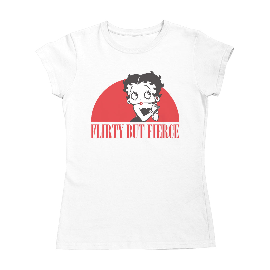 Flirty but Fierce Betty Boop Women's T-Shirt-Betty Boop Shop