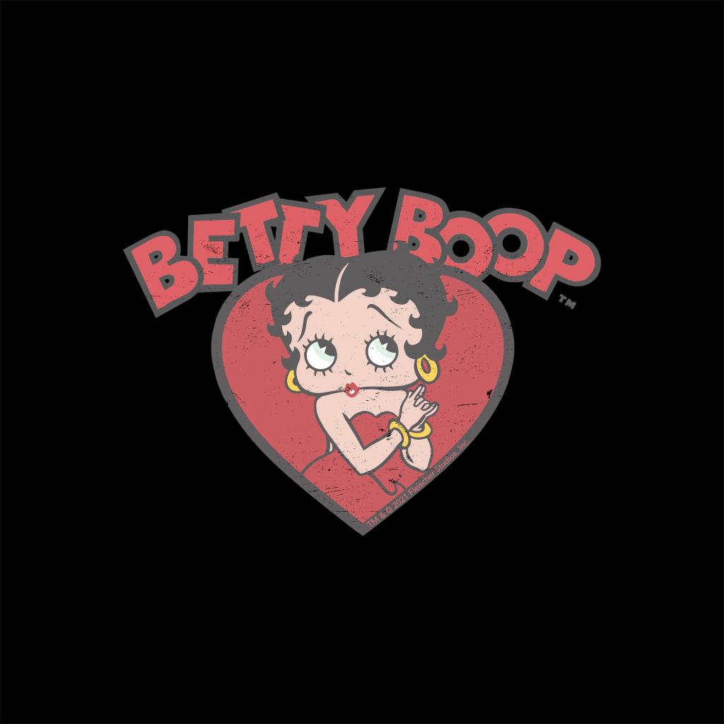 Betty Boop Love Red Dress A4 Print-Betty Boop Shop