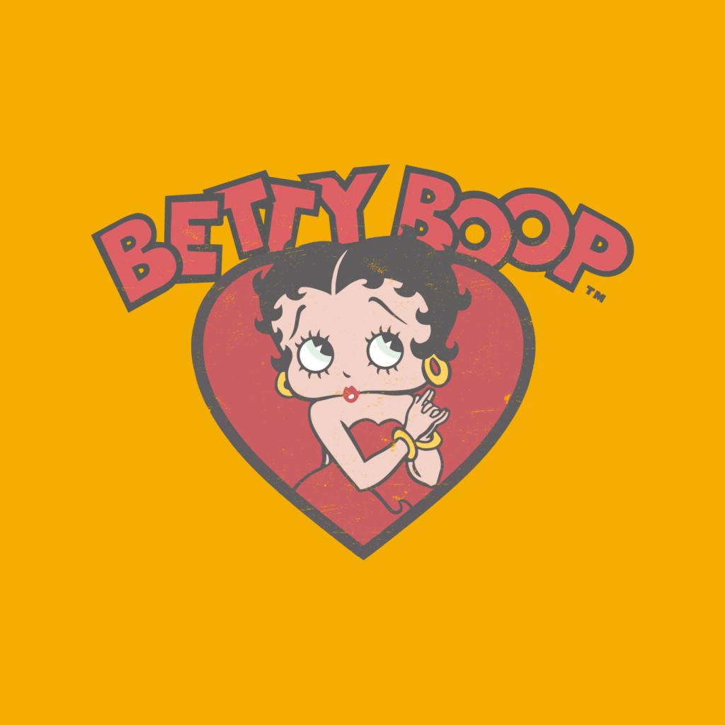 Betty Boop Love Red Dress Women's Hooded Sweatshirt-Betty Boop Shop