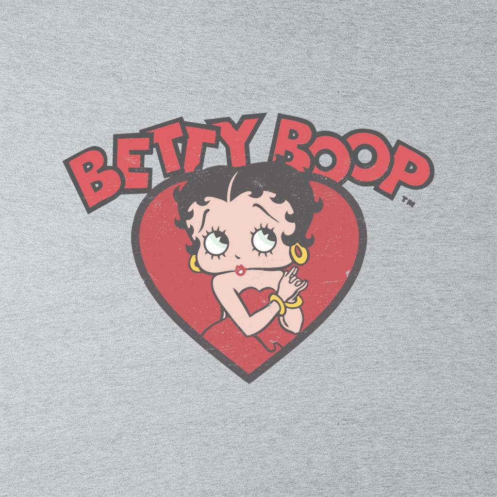 Betty Boop Love Red Dress Women's Hooded Sweatshirt-Betty Boop Shop