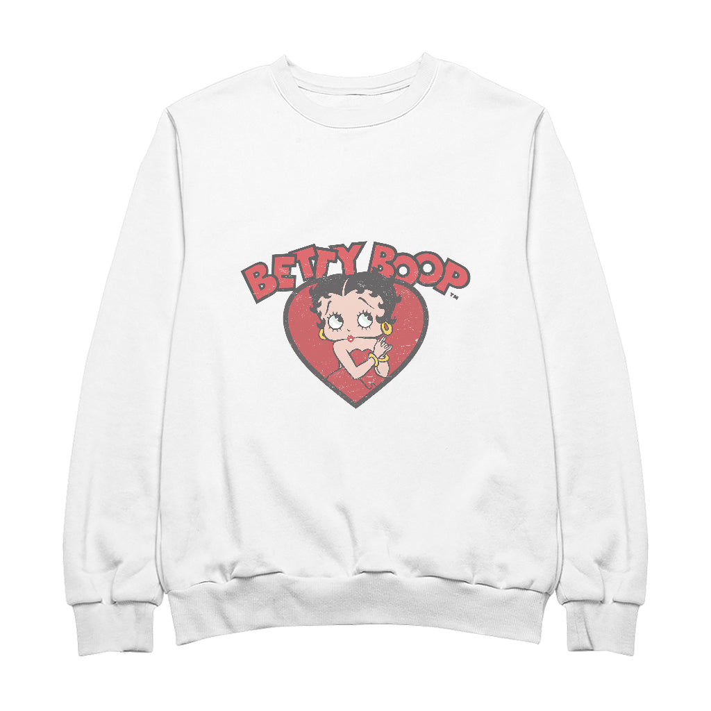 Betty Boop Love Red Dress Men's Sweatshirt-Betty Boop Shop