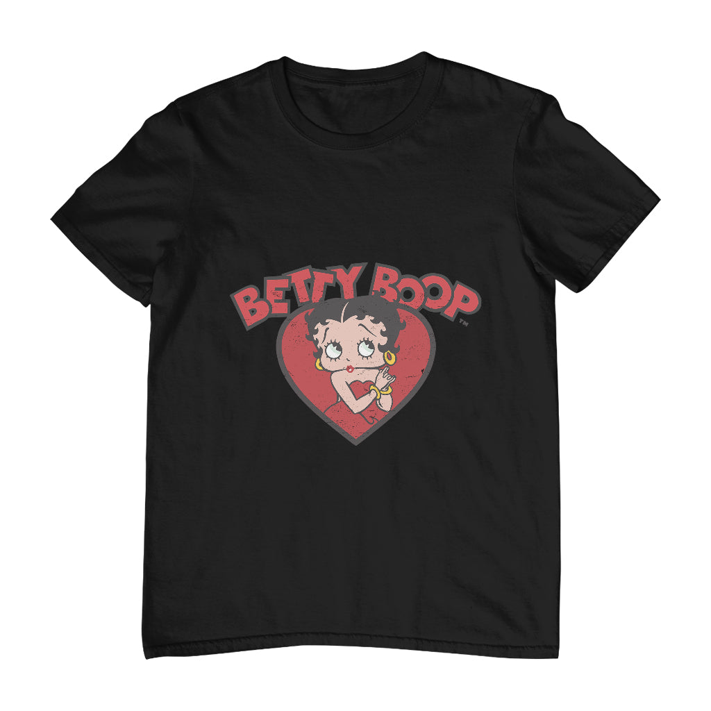 Betty Boop Love Red Dress Men's T-Shirt-Betty Boop Shop