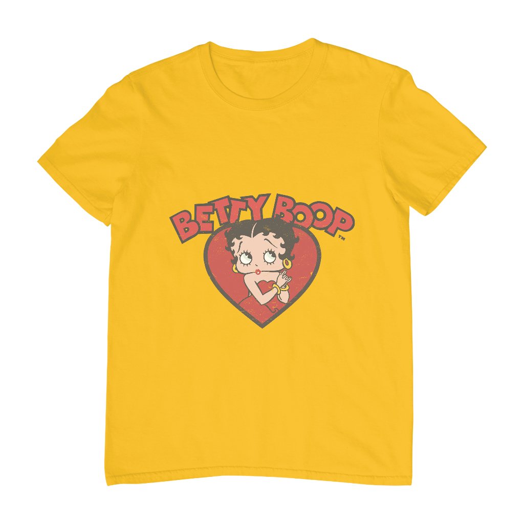 Betty Boop Love Red Dress Men's T-Shirt-Betty Boop Shop