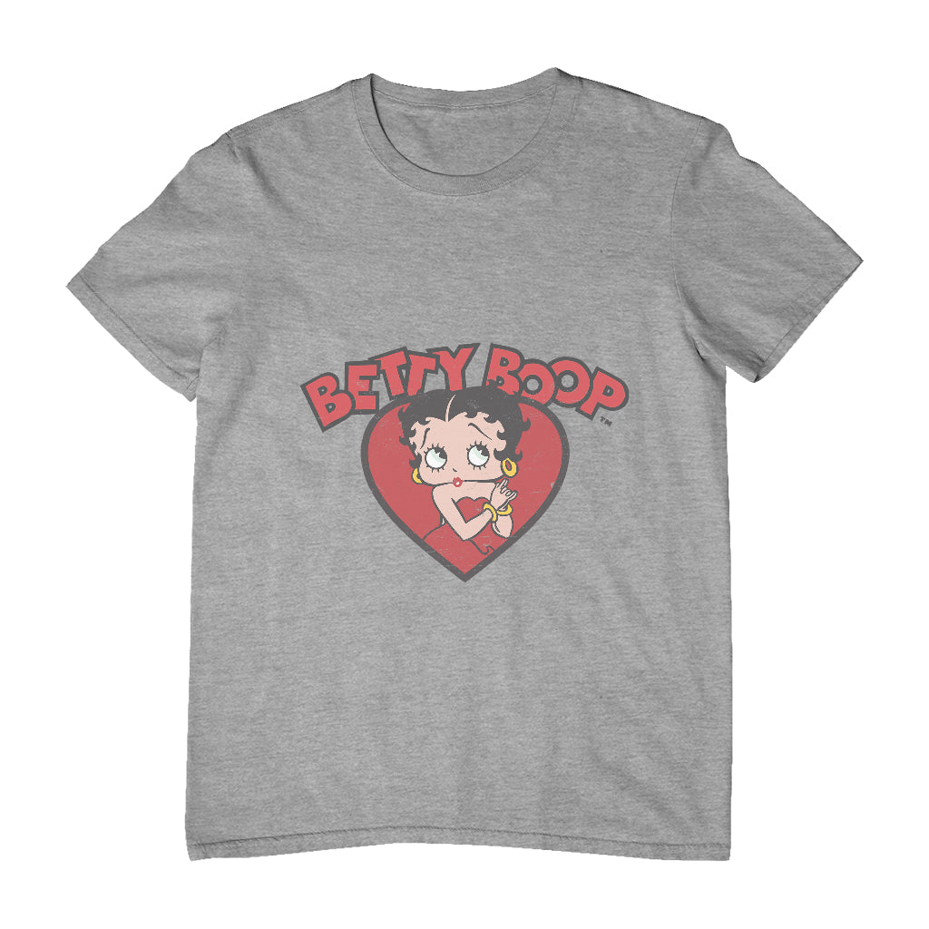 Betty Boop Love Red Dress Men's T-Shirt-Betty Boop Shop