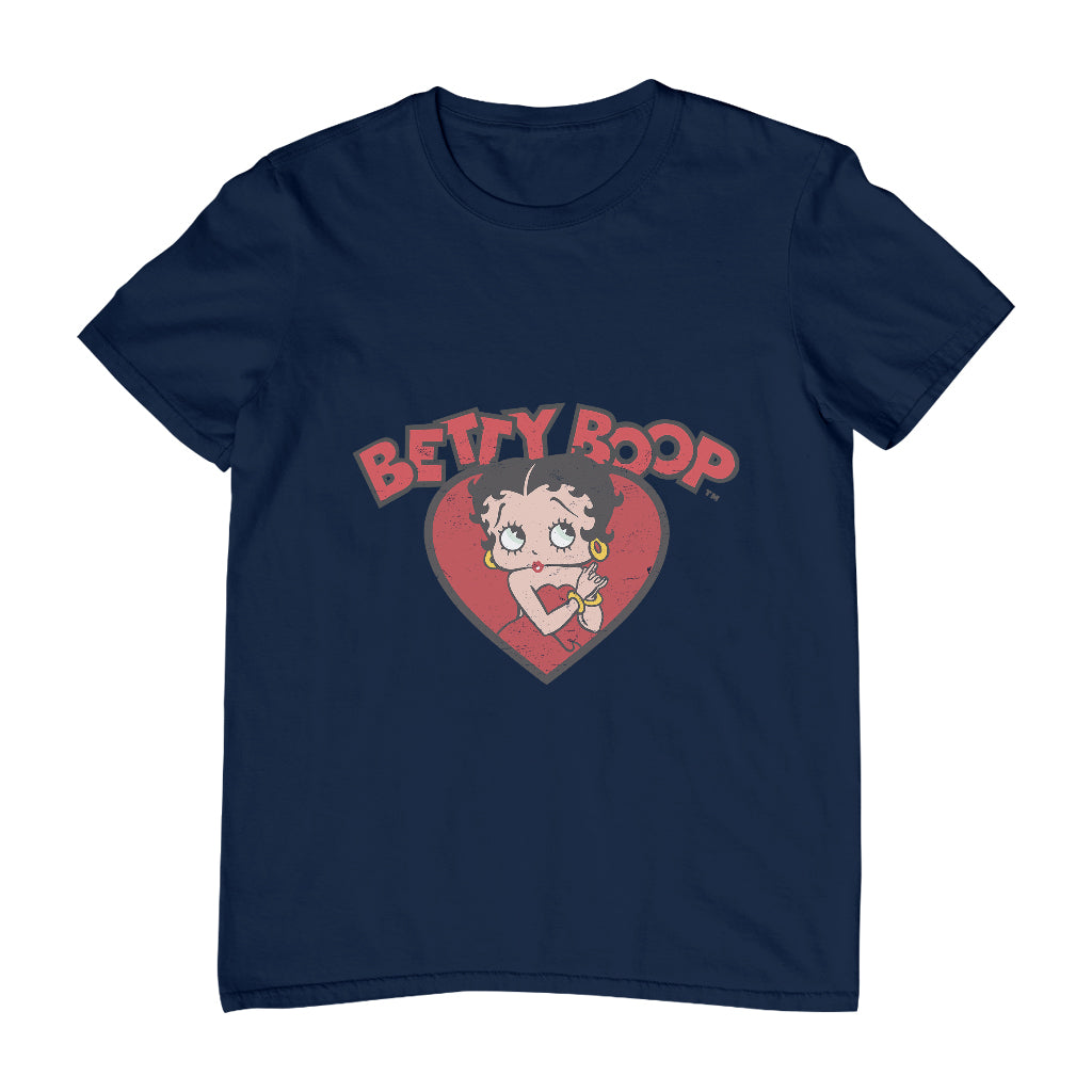 Betty Boop Love Red Dress Men's T-Shirt-Betty Boop Shop