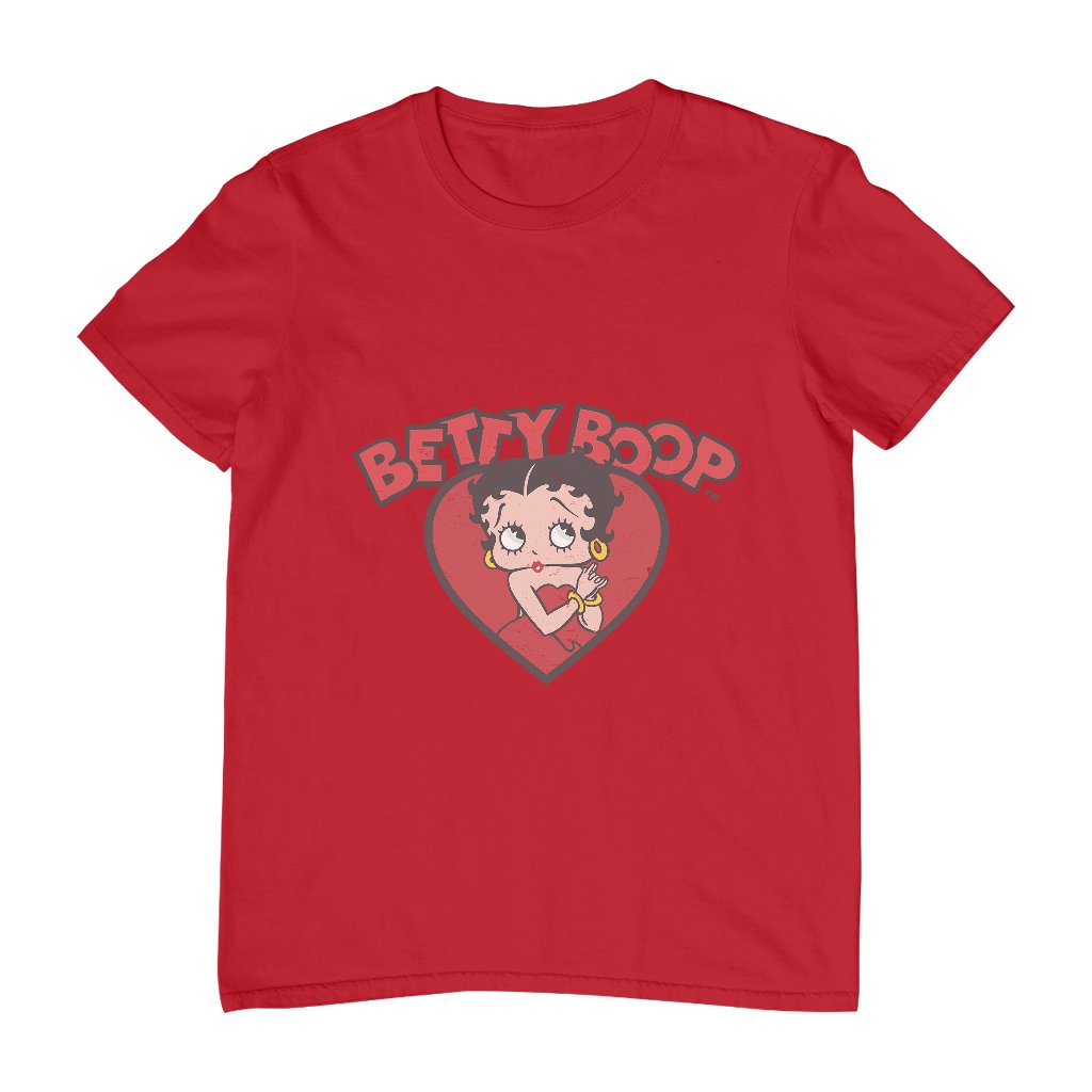 Betty Boop Love Red Dress Men's T-Shirt-Betty Boop Shop