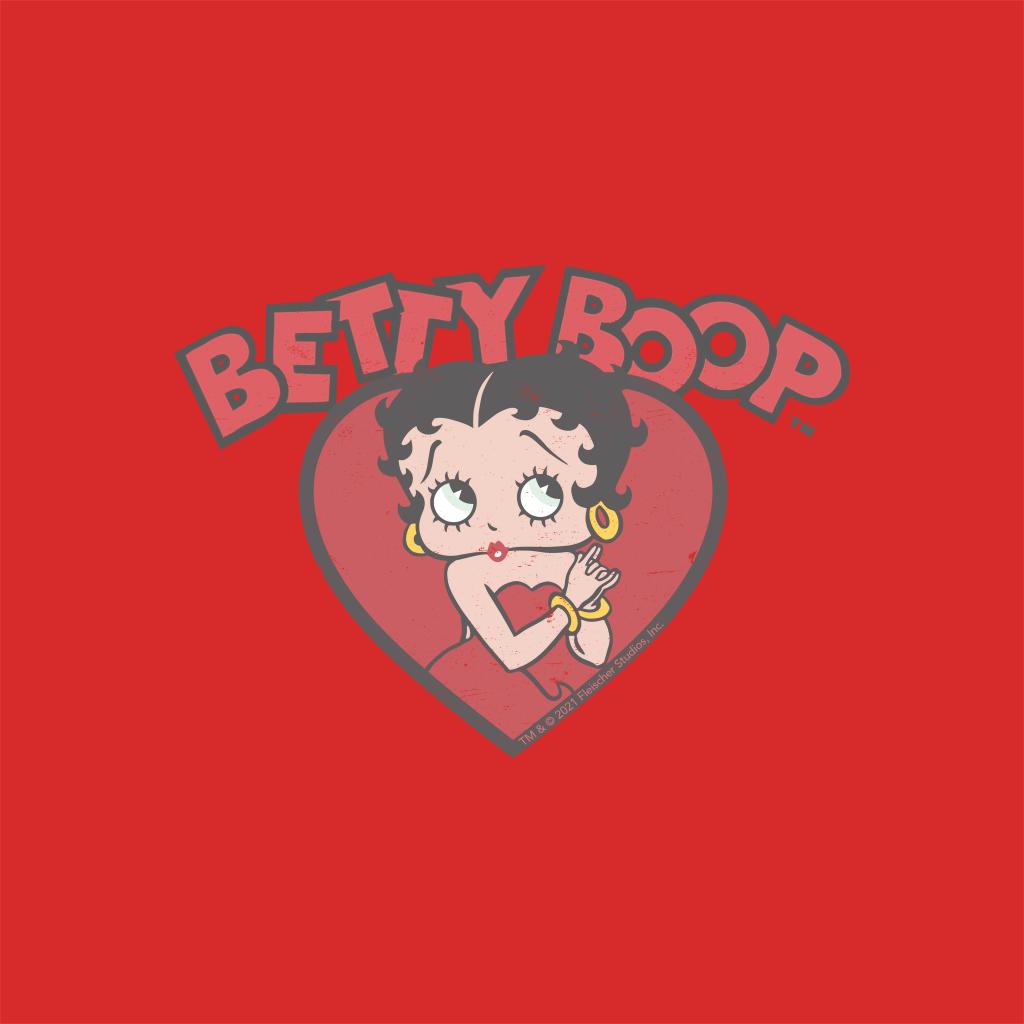 Betty Boop Love Red Dress A4 Print-Betty Boop Shop