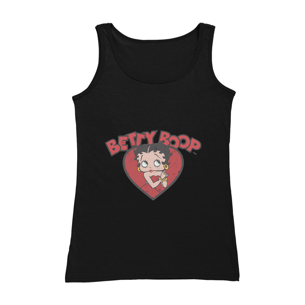 Betty Boop Love Red Dress Women's Vest-Betty Boop Shop