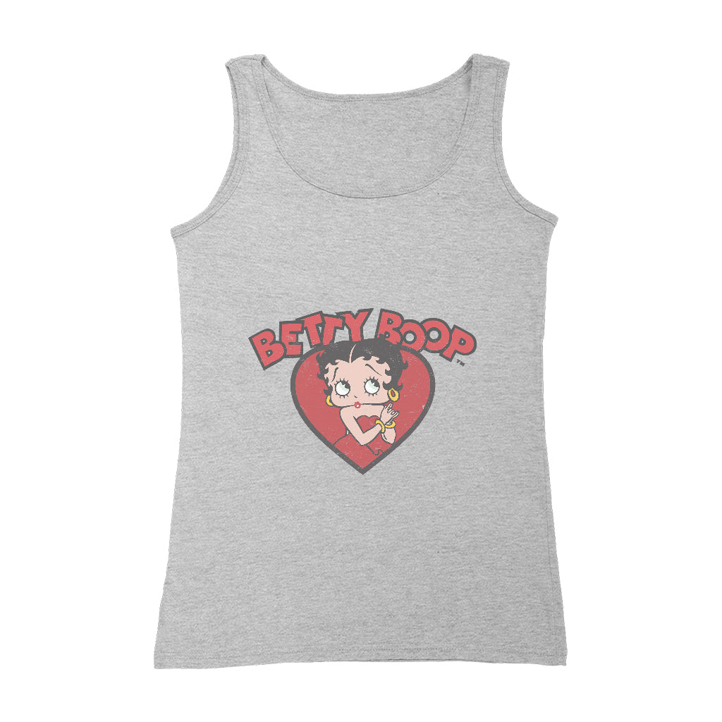 Betty Boop Love Red Dress Women's Vest-Betty Boop Shop