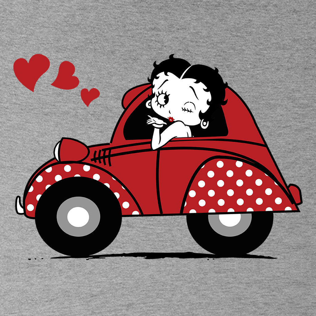 Betty Boop Car Women's T-Shirt-Betty Boop Shop