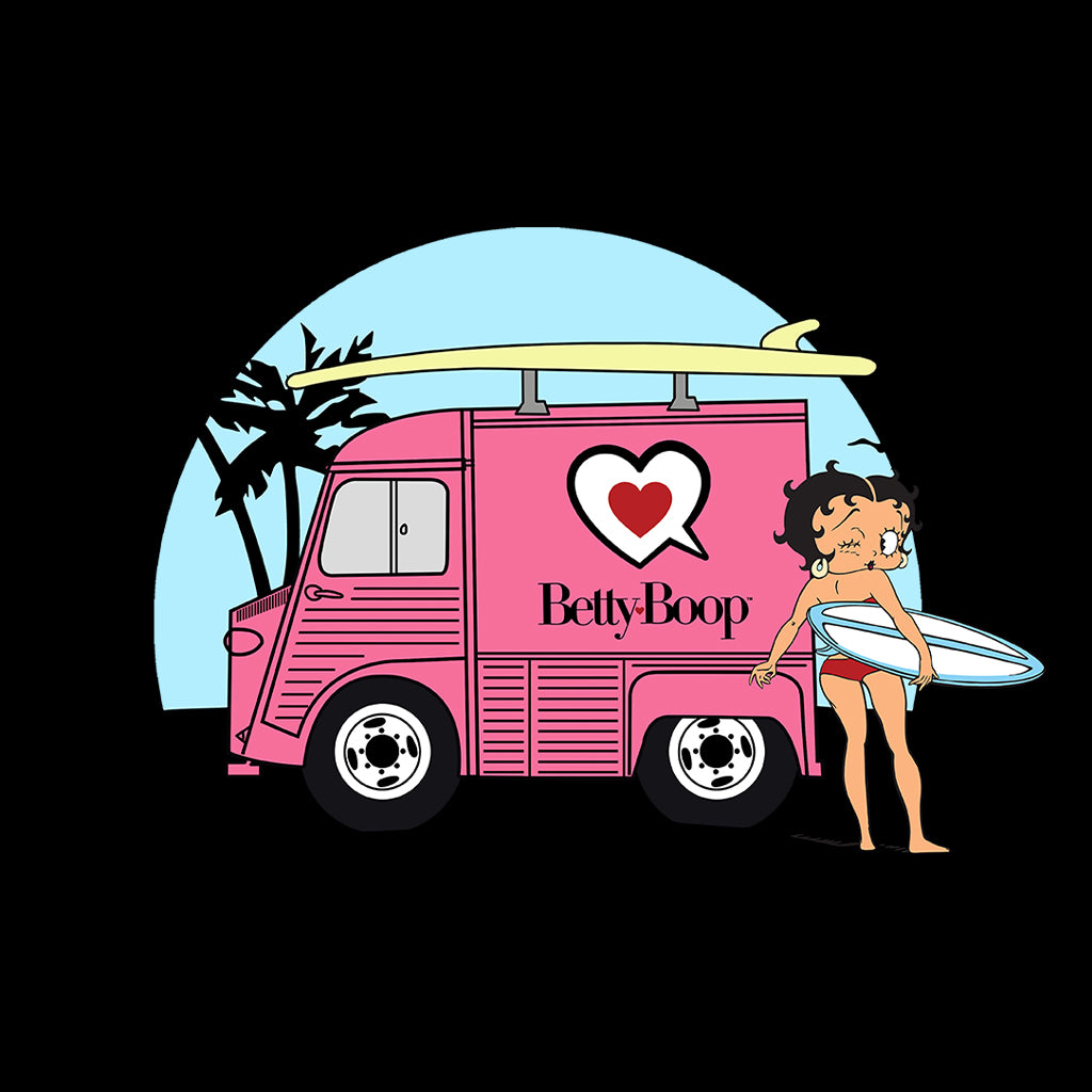 Surfer Betty Boop Women's T-Shirt-Betty Boop Shop