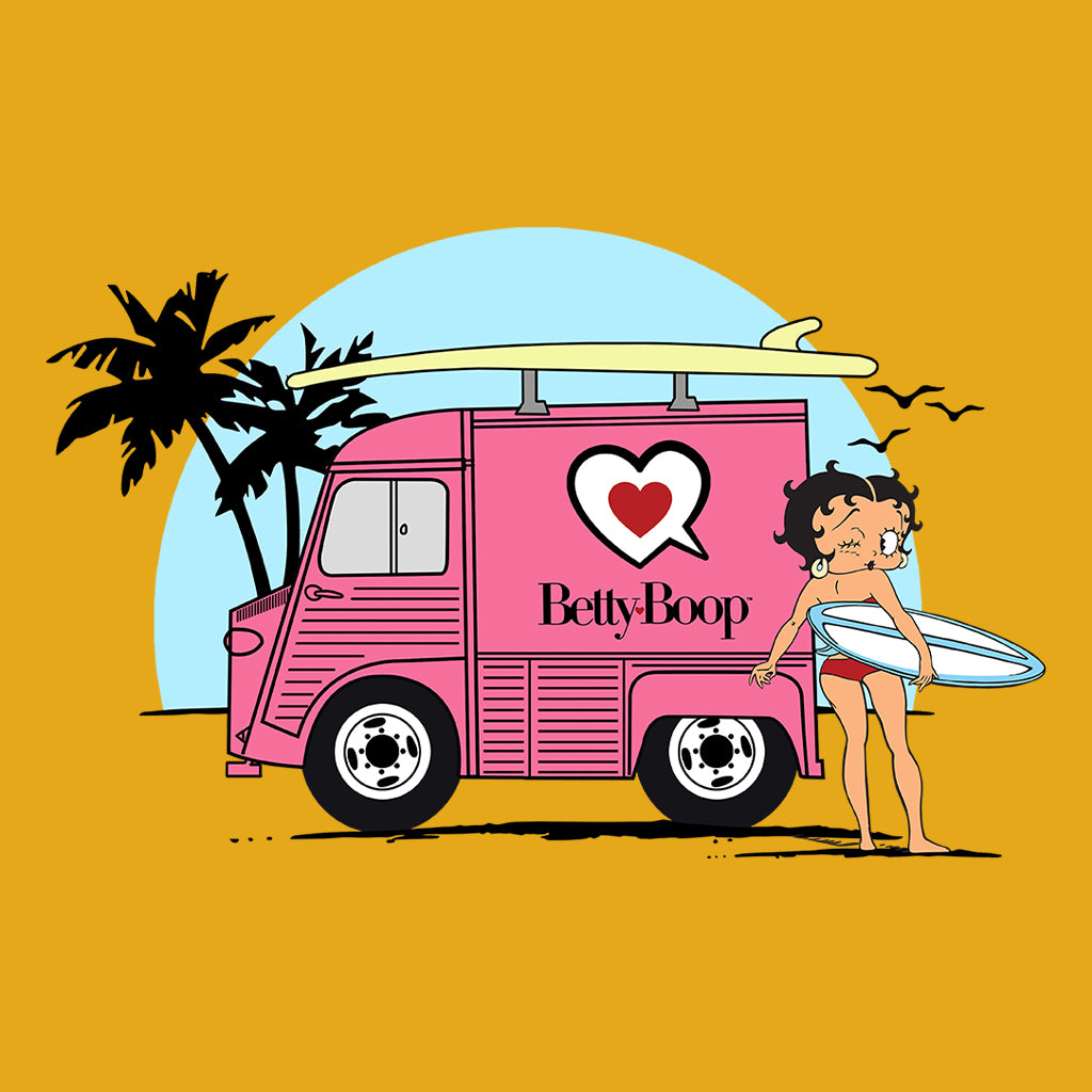 Surfer Betty Boop Women's T-Shirt-Betty Boop Shop