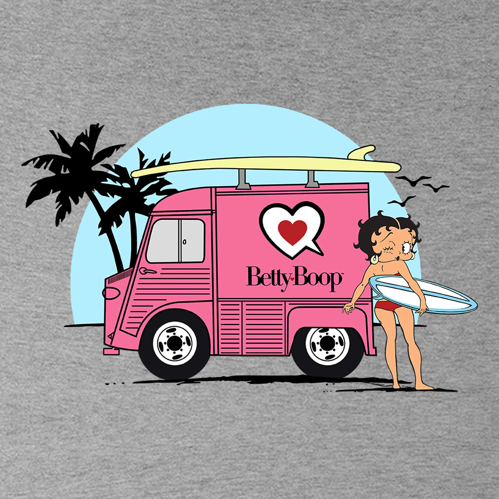 Surfer Betty Boop Women's T-Shirt-Betty Boop Shop