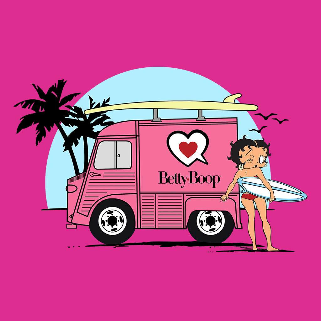 Surfer Betty Boop Women's T-Shirt-Betty Boop Shop