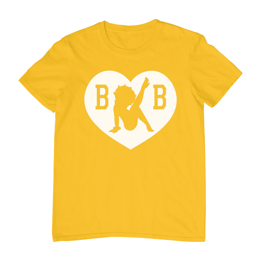 B B Love Heart Silhouette Men's T-Shirt-Betty Boop Shop