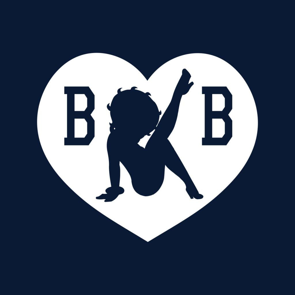 B B Love Heart Silhouette Men's Sweatshirt-Betty Boop Shop