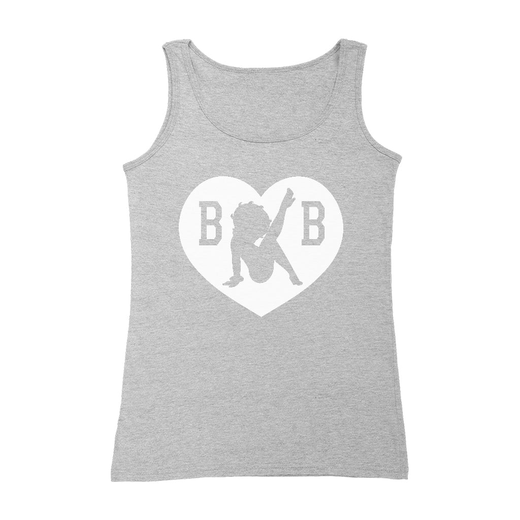 B B Love Heart Silhouette Women's Vest-Betty Boop Shop