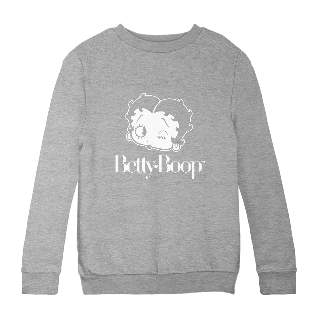 Betty Boop Winks Kids Sweatshirt-Betty Boop Shop