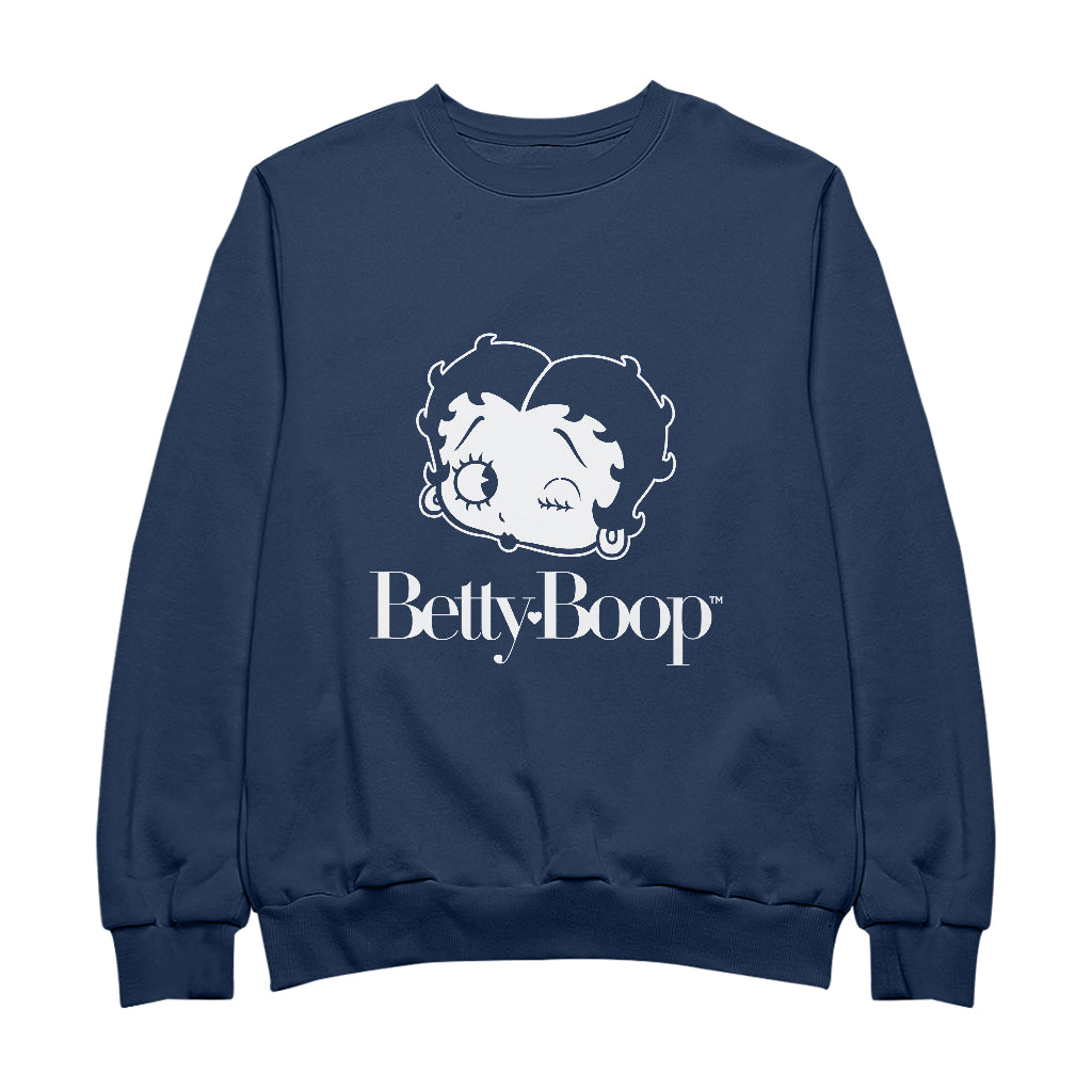 Betty Boop Winks Men's Sweatshirt-Betty Boop Shop