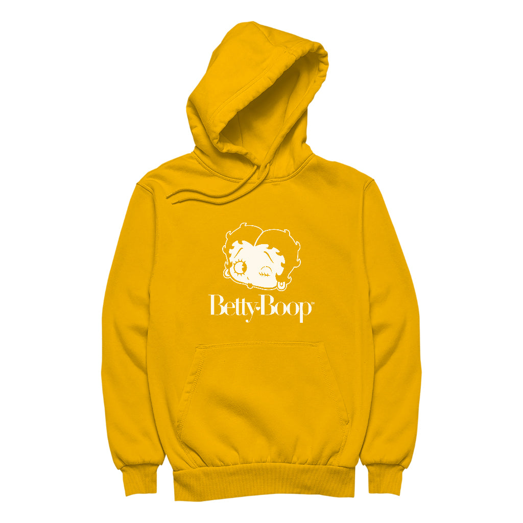 Betty Boop Winks Women's Hooded Sweatshirt-Betty Boop Shop