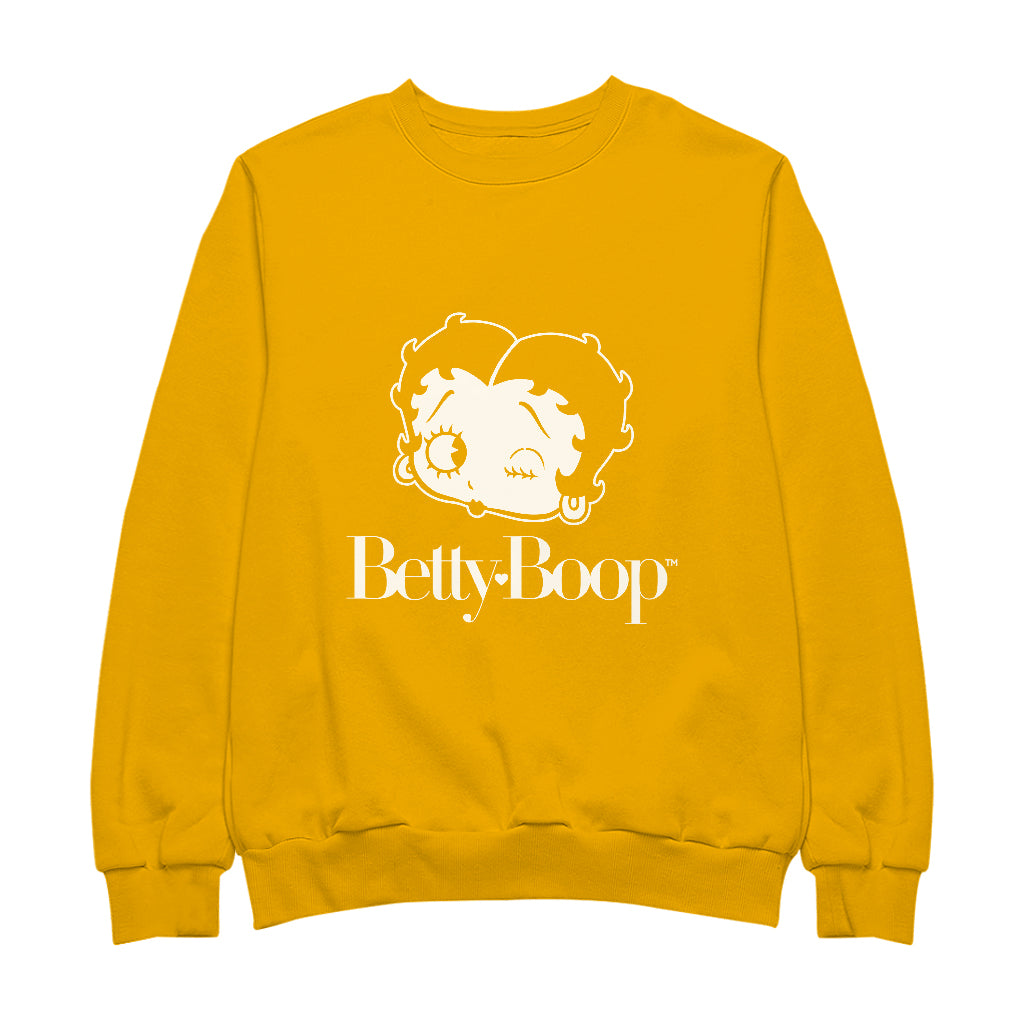 Betty Boop Winks Women's Sweatshirt-Betty Boop Shop