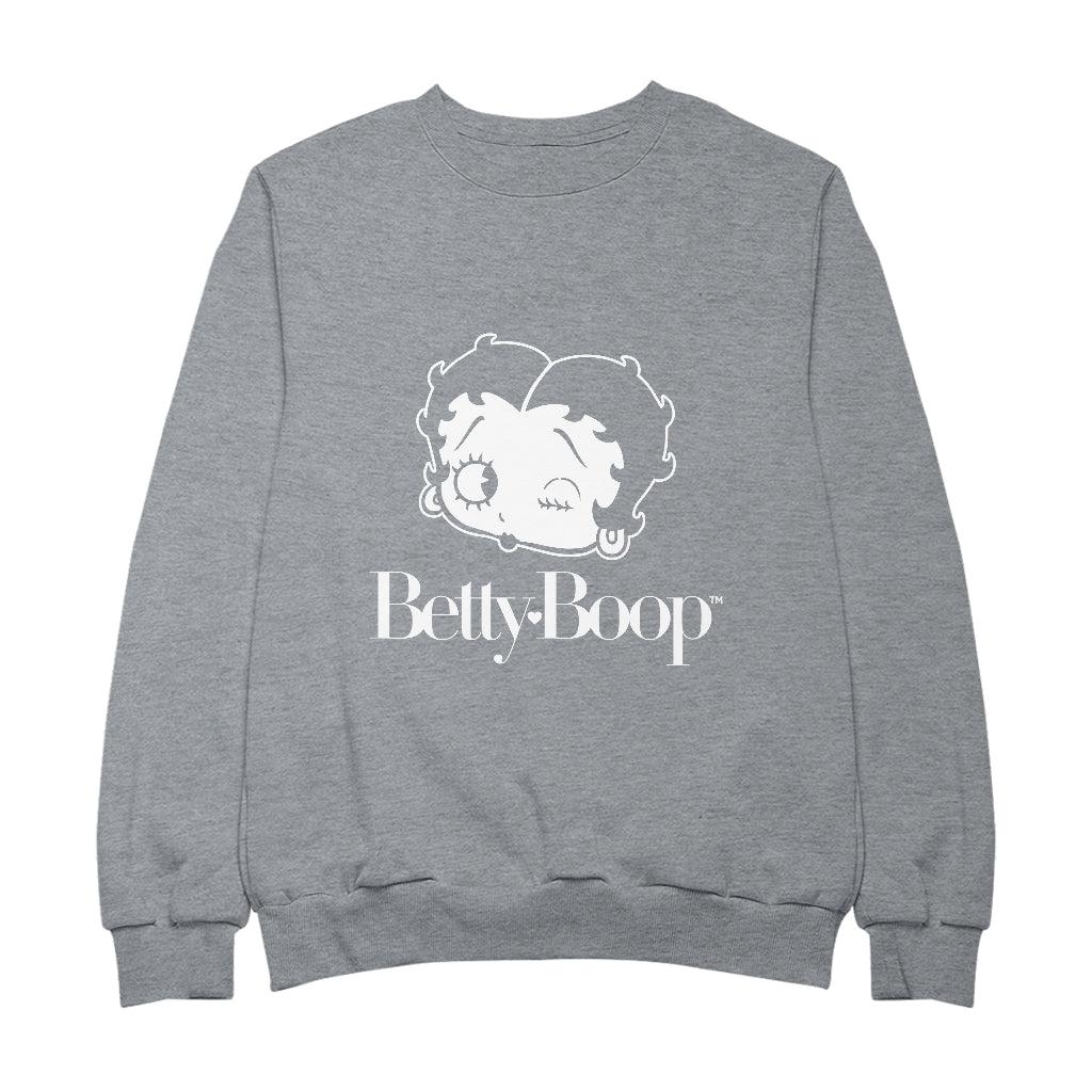 Betty Boop Winks Women's Sweatshirt-Betty Boop Shop