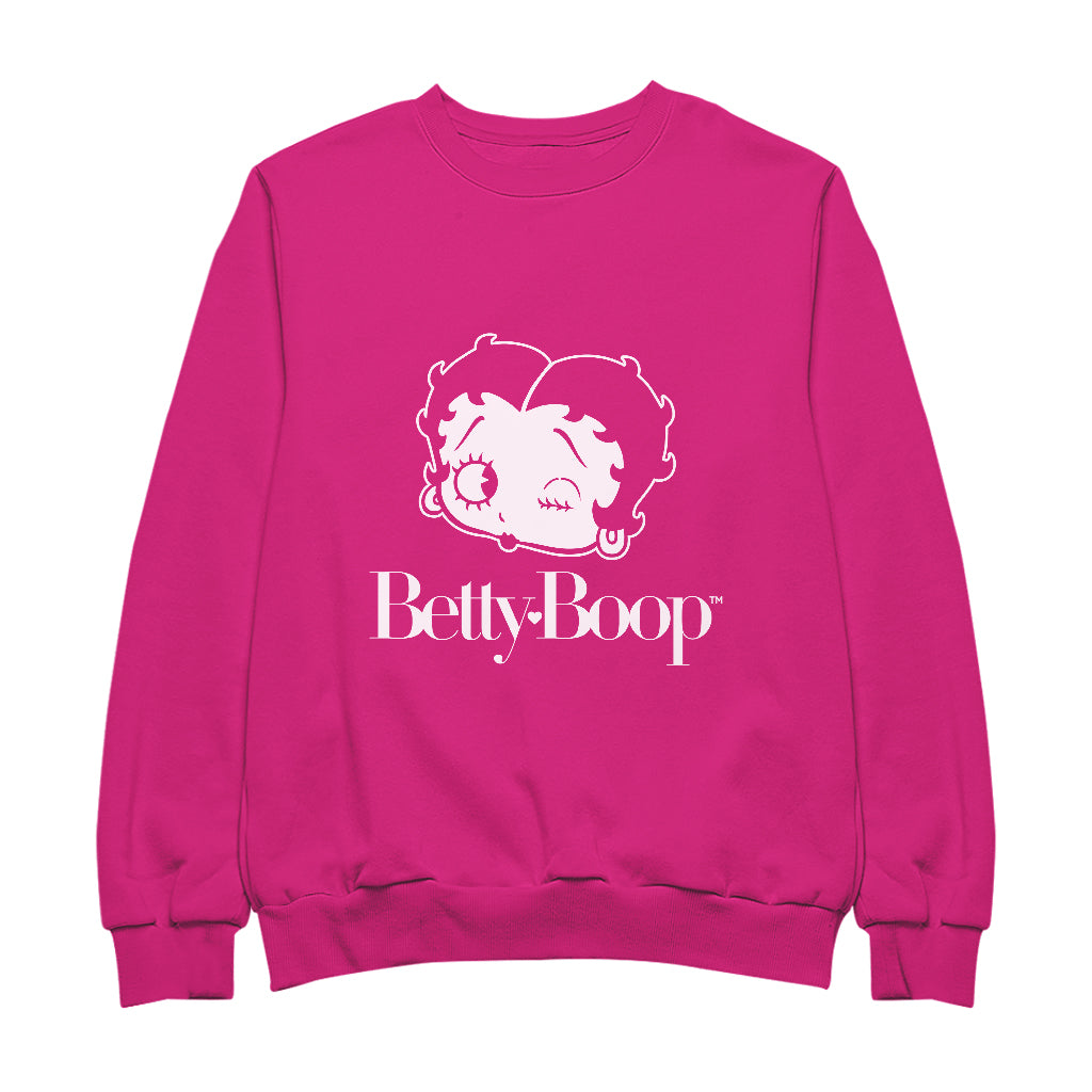 Betty Boop Winks Women's Sweatshirt-Betty Boop Shop
