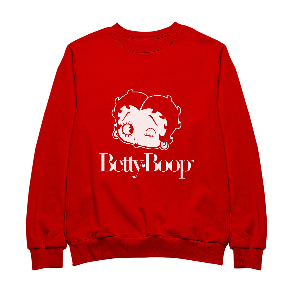 Betty Boop Winks Women's Sweatshirt-Betty Boop Shop