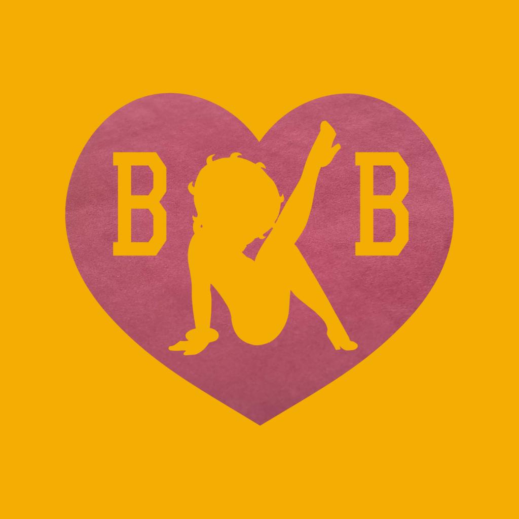 Betty Boop Love Heart B B Women's T-Shirt-Betty Boop Shop