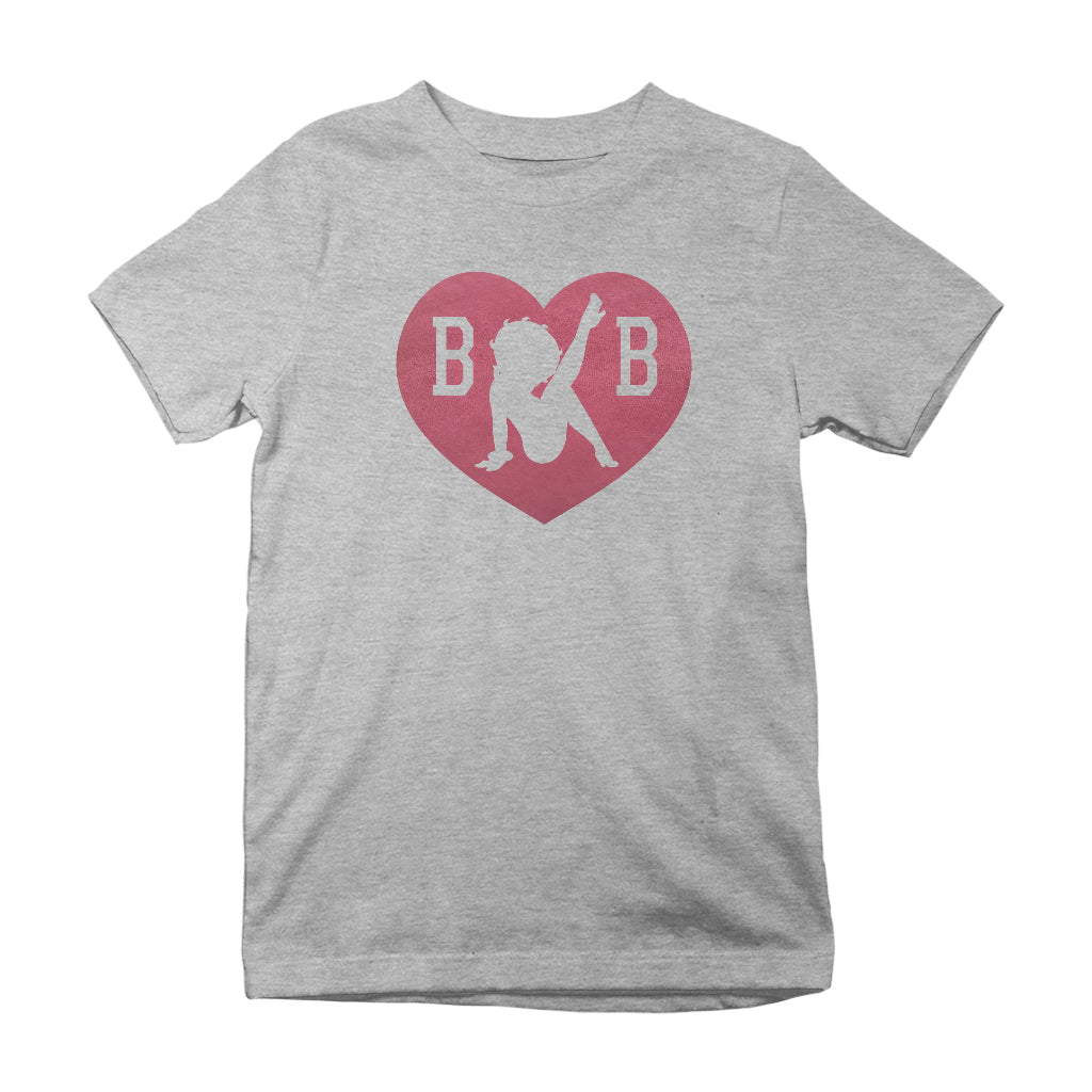 Betty Boop Love Heart B B Kids T-Shirt-Betty Boop Shop