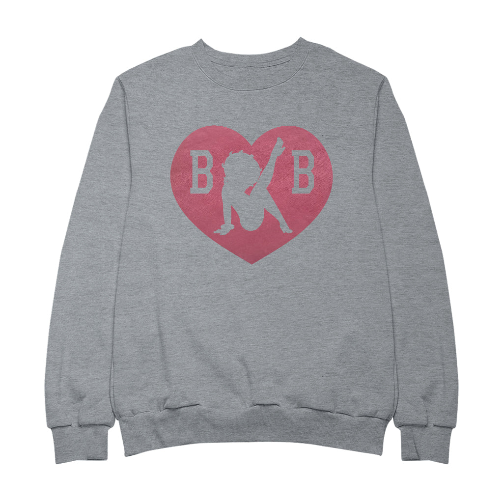 Betty Boop Love Heart B B Men's Sweatshirt-Betty Boop Shop