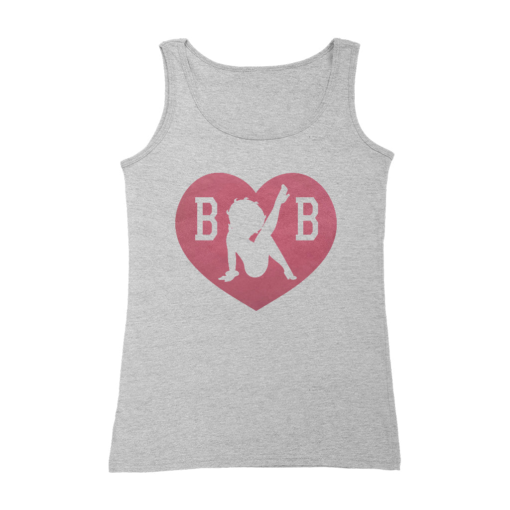 Betty Boop Love Heart B B Women's Vest-Betty Boop Shop