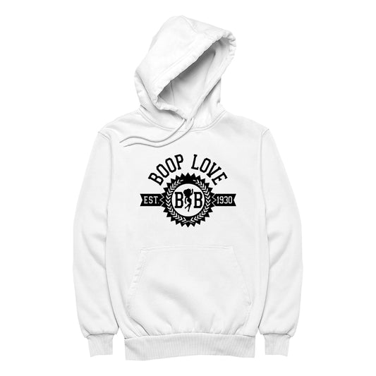 Betty Boop BB Crest Emblem Men's Hooded Sweatshirt
