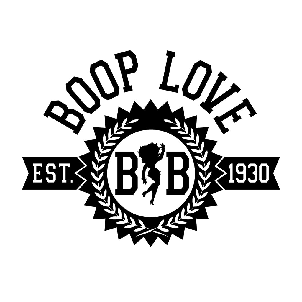 Betty Boop BB Crest Emblem Kids Sweatshirt-Betty Boop Shop