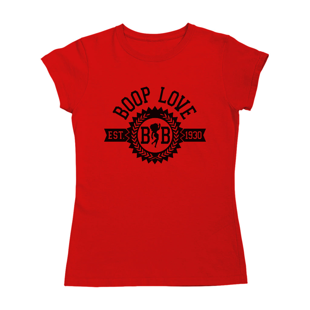 Betty Boop BB Crest Emblem Women's T-Shirt