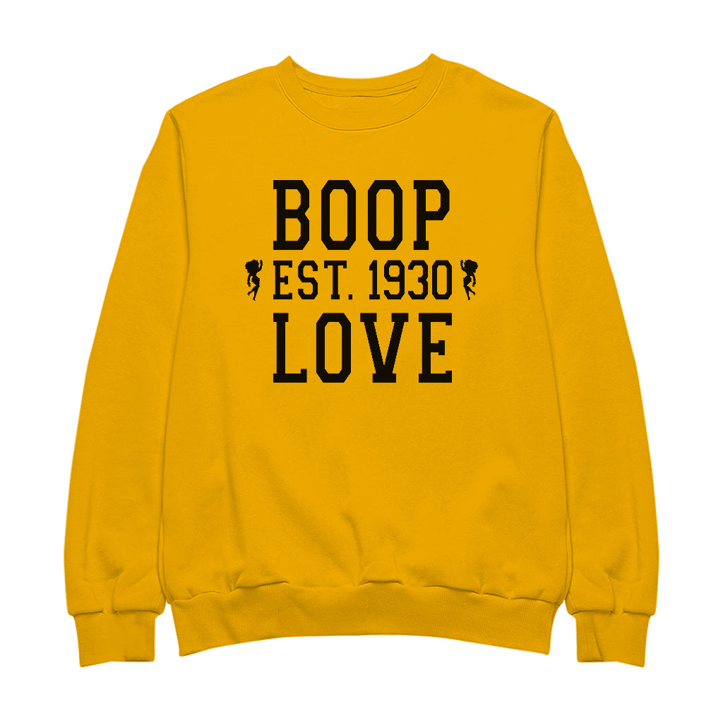 Betty Boop Love Est.1930 Women's Sweatshirt-Betty Boop Shop