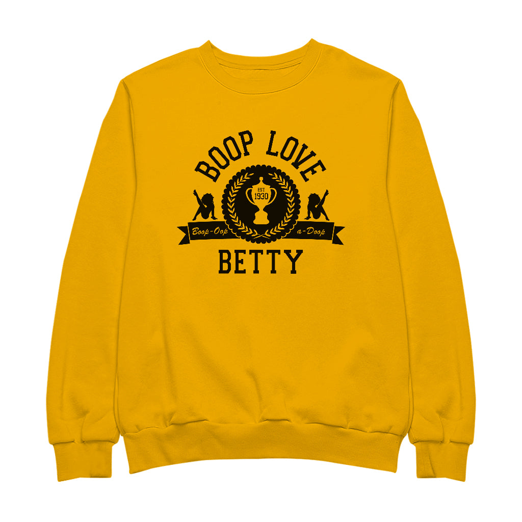 Betty Boop Boop Love Est.1930 Men's Sweatshirt-Betty Boop Shop