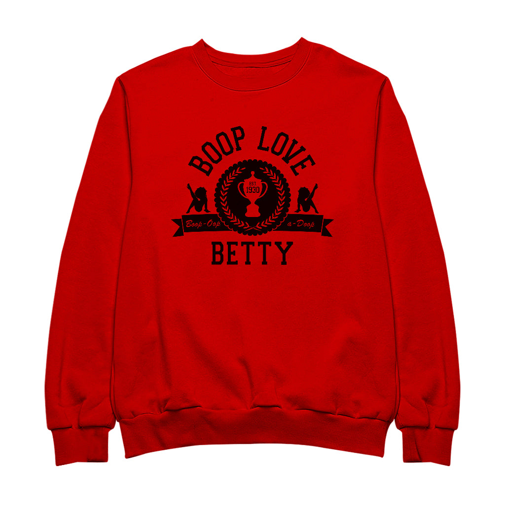 Betty Boop Boop Love Est.1930 Men's Sweatshirt-Betty Boop Shop