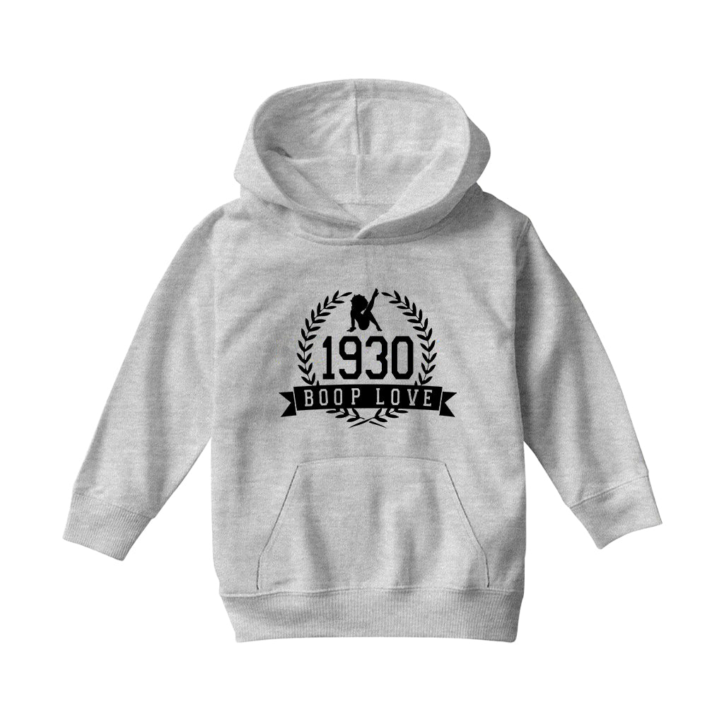 Betty Boop 1930 Crest Kids Hooded Sweatshirt-Betty Boop Shop