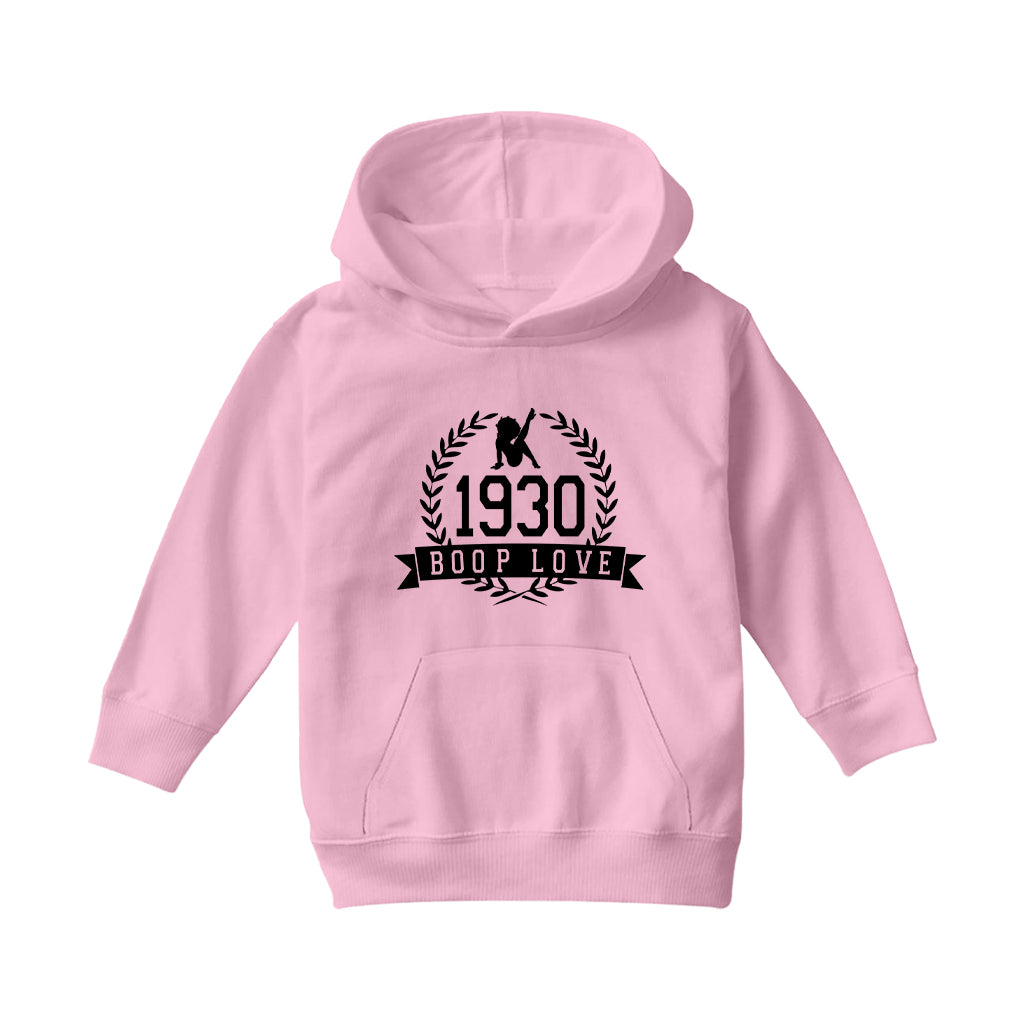 Betty Boop 1930 Crest Kids Hooded Sweatshirt
