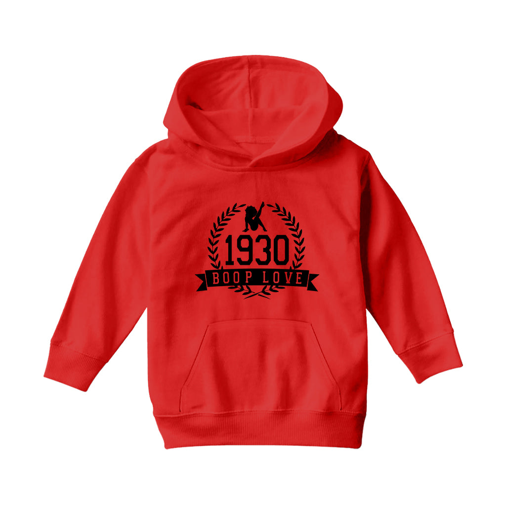 Betty Boop 1930 Crest Kids Hooded Sweatshirt-Betty Boop Shop