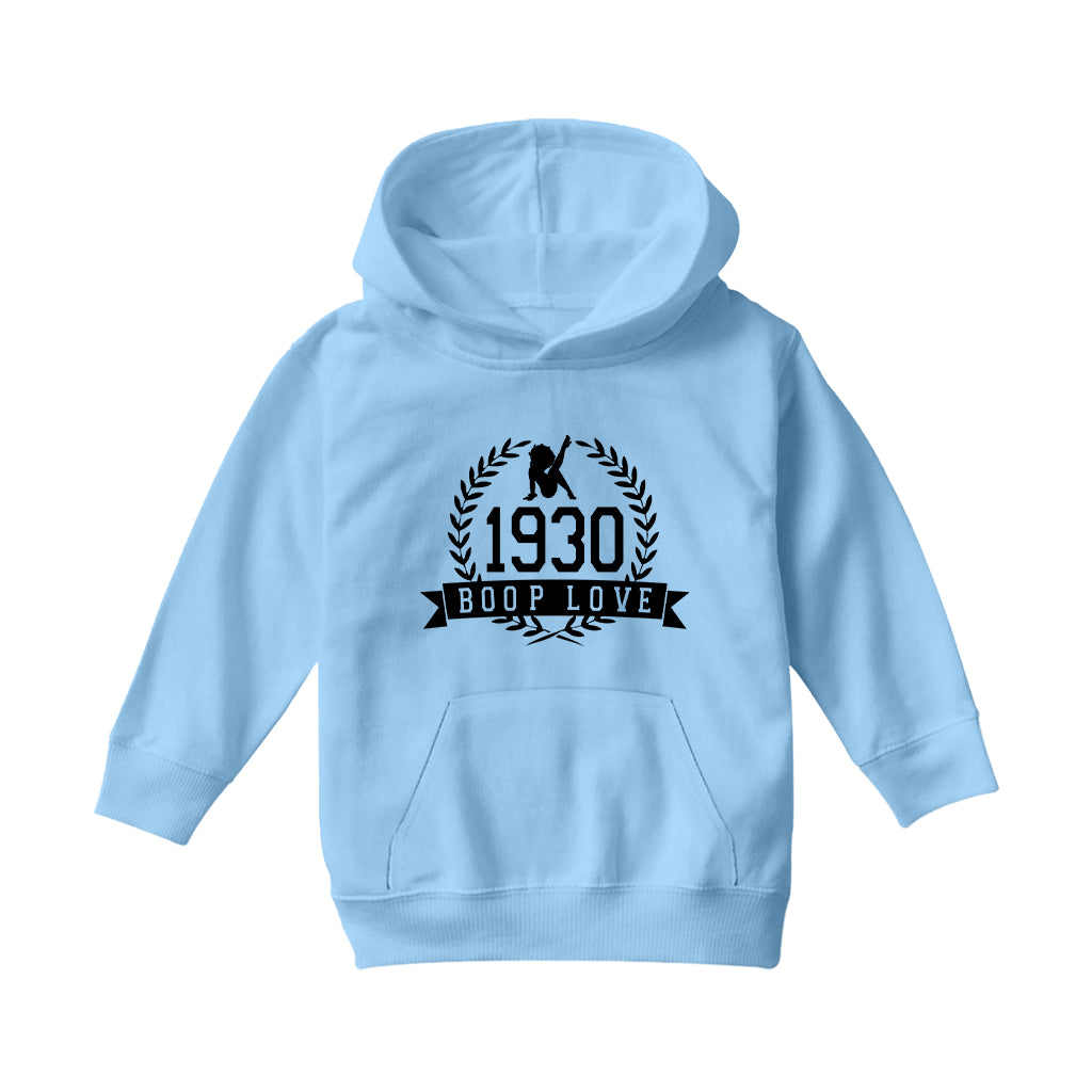 Betty Boop 1930 Crest Kids Hooded Sweatshirt-Betty Boop Shop