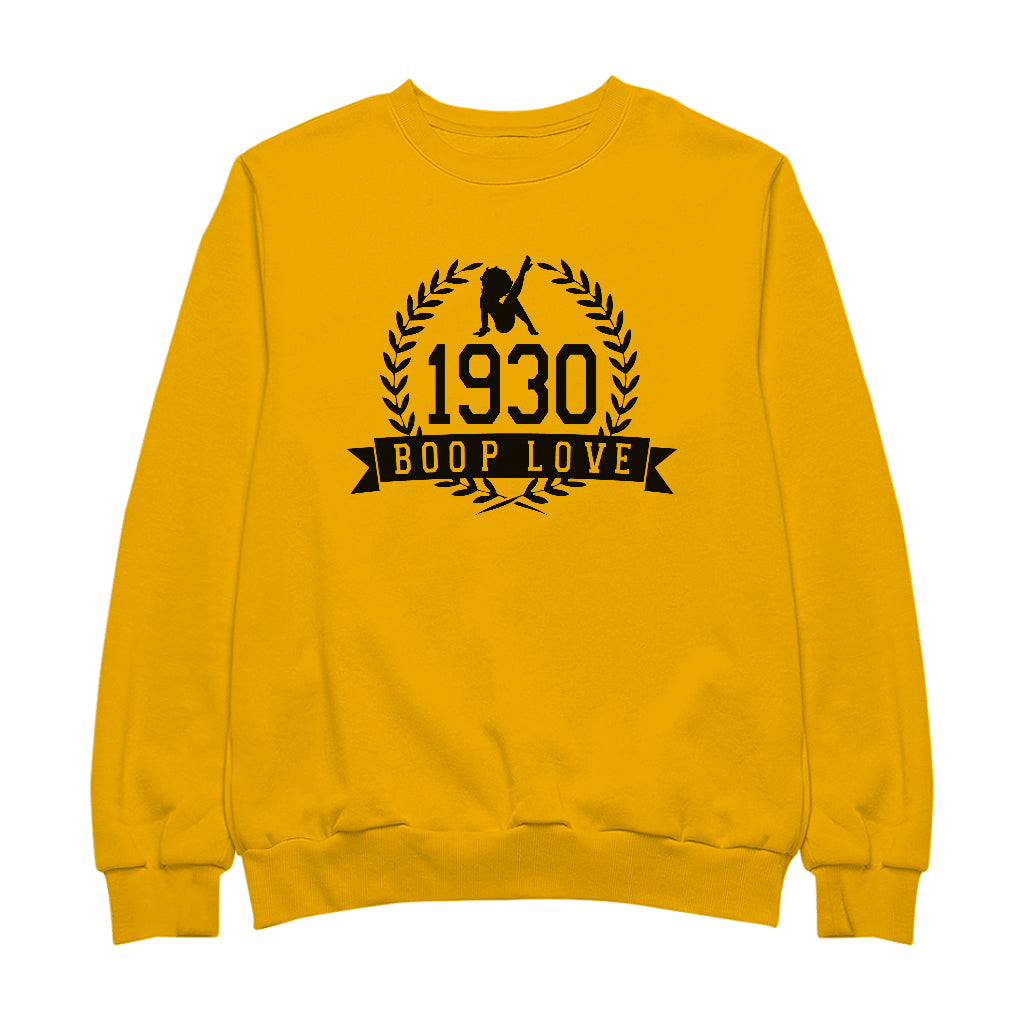 Betty Boop 1930 Crest Men's Sweatshirt-Betty Boop Shop