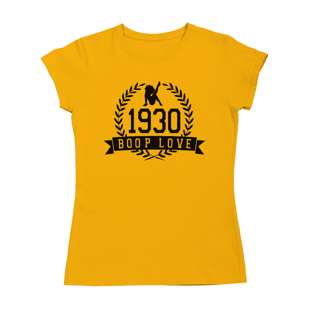 Betty Boop 1930 Crest Women's T-Shirt-Betty Boop Shop