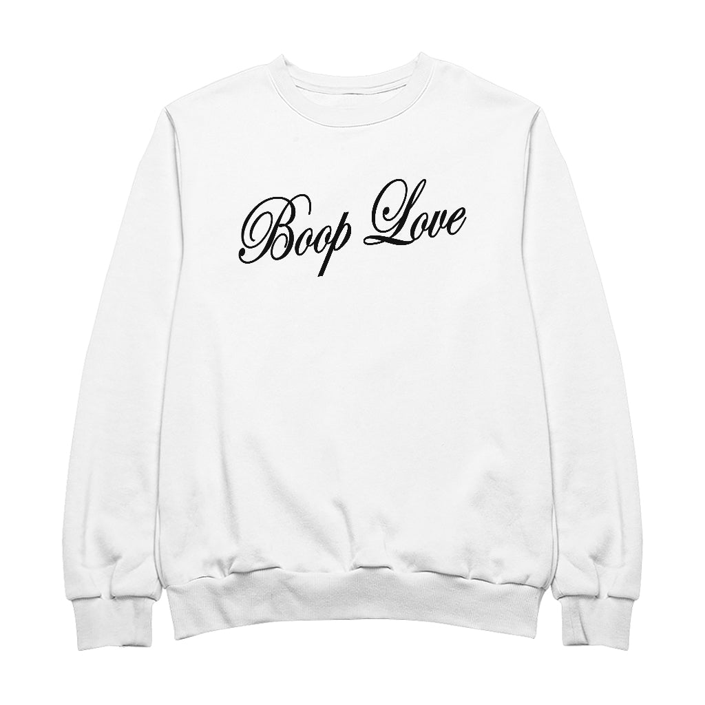 Bettu Boop Boop Love Men's Sweatshirt-Betty Boop Shop