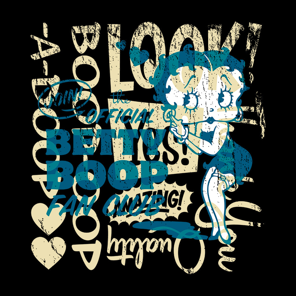 Betty Boop Join The Fan Club Men's Sweatshirt-Betty Boop Shop