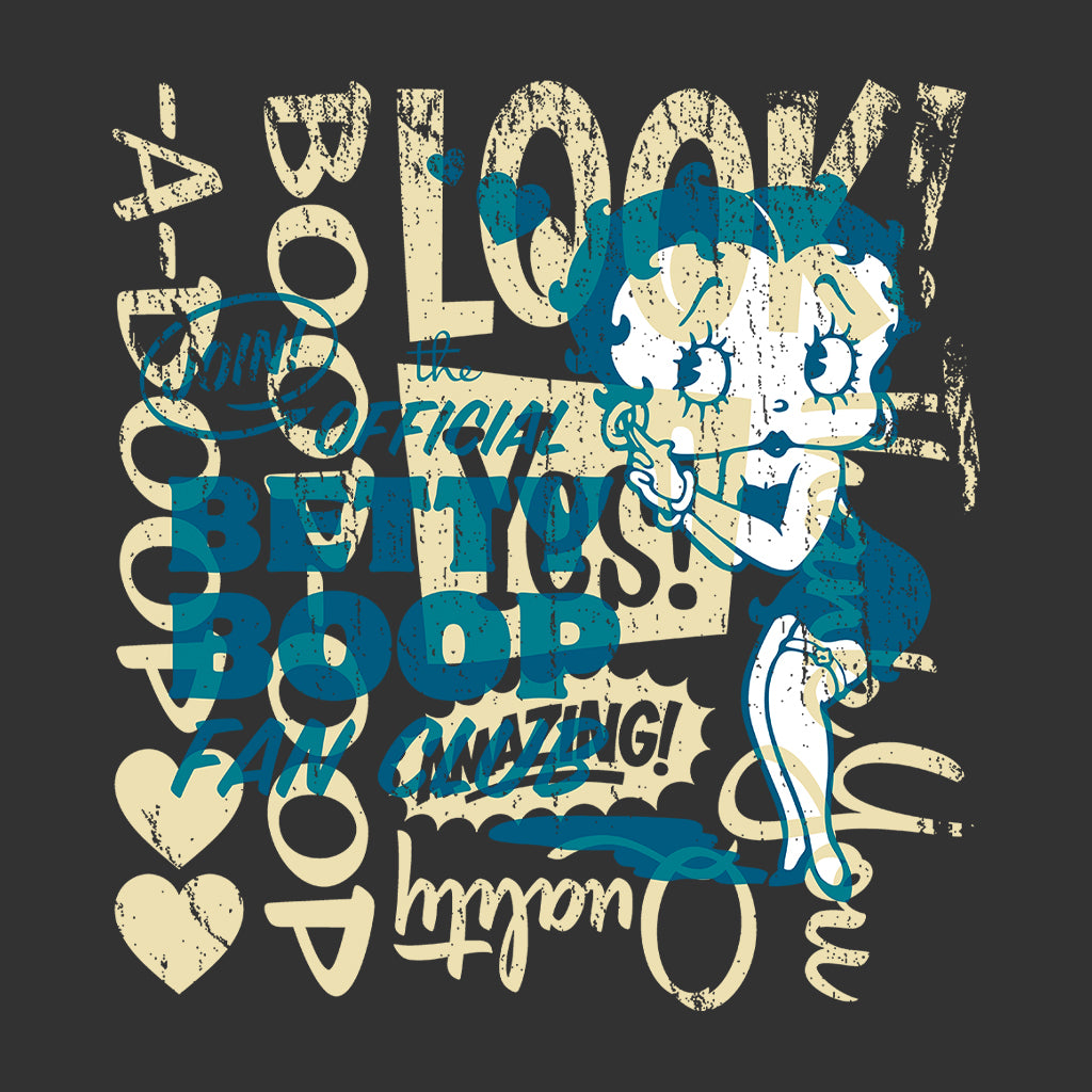 Betty Boop Join The Fan Club Women's Hooded Sweatshirt-Betty Boop Shop